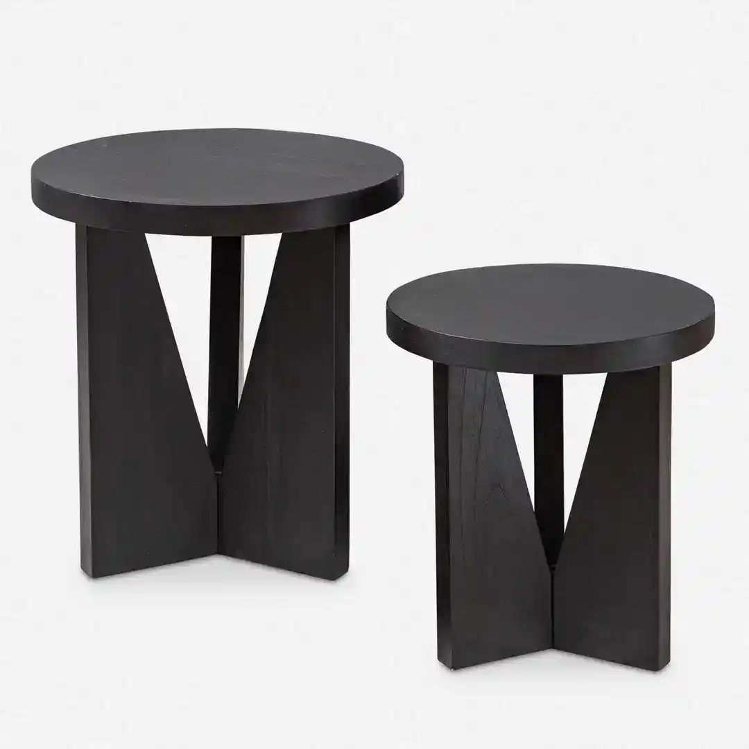 Uttermost Nadette Dark Espresso Nesting Tables