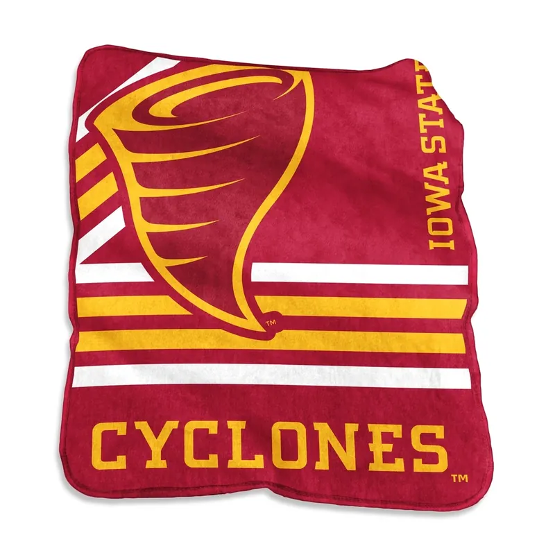 Logo Brands Iowa State Cyclones Raschel Throw Blanket - 50 x 60