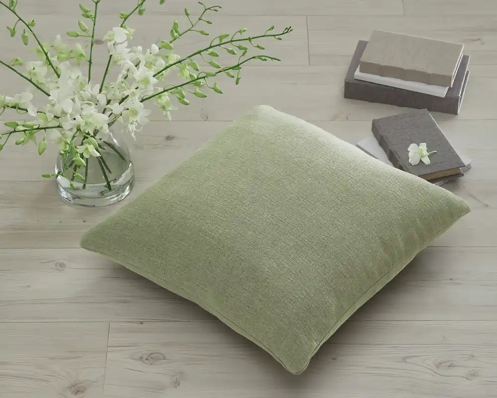 Ashley Brockbert Throw Pillow in Green - 24 x 24