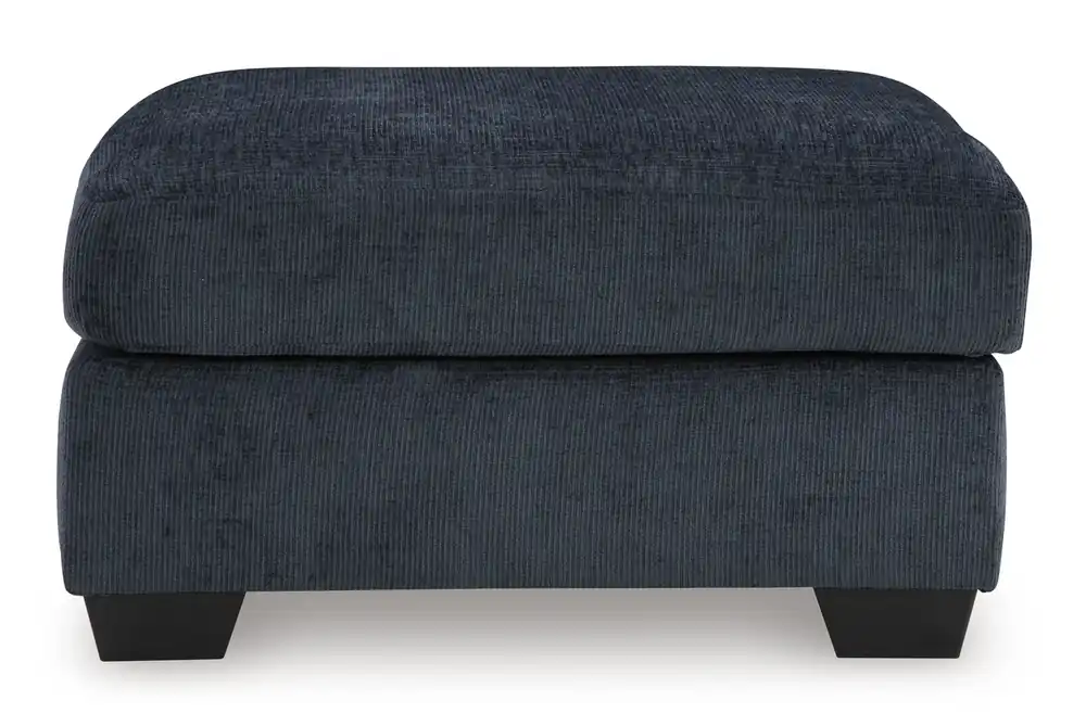 Ashley Aviemore Ink Blue Oversized Accent Ottoman