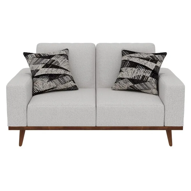 Emerald Home Heath White Loveseat