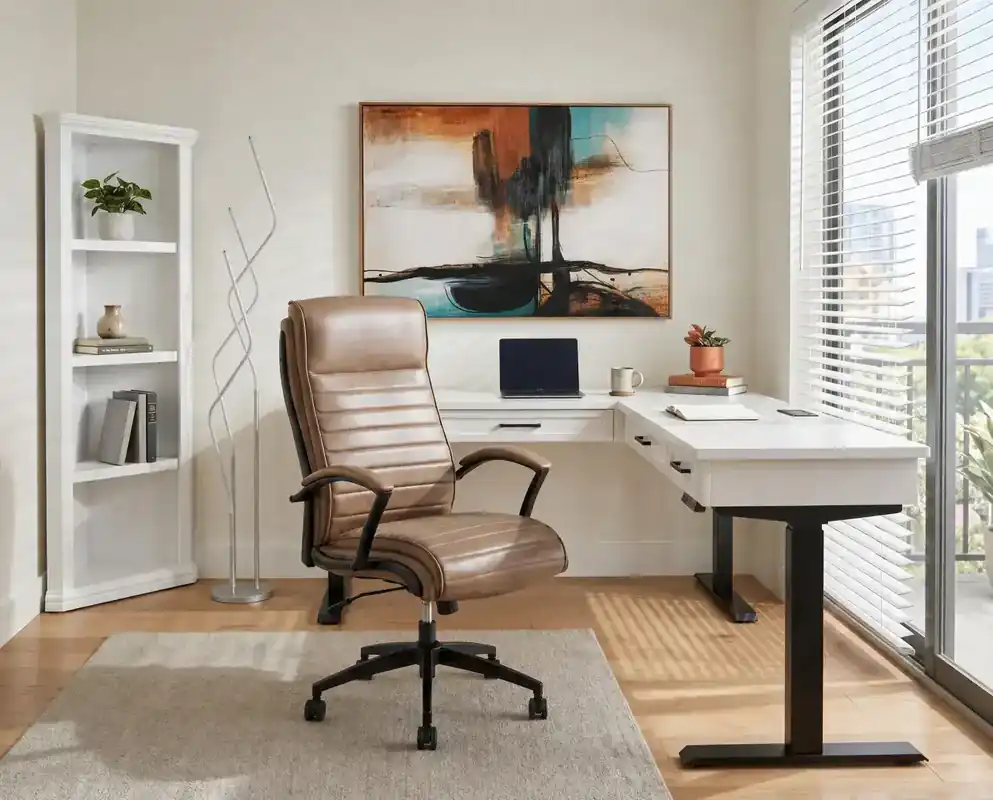 Parker House 370 Series Latte Office Chair