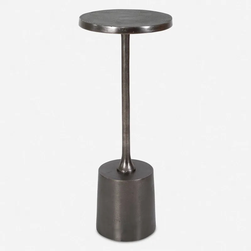 Uttermost Sanaga Nickel Accent Table