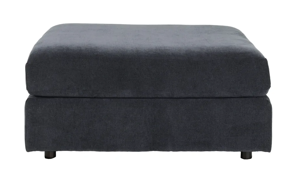 Fusion 7004 Collection Elise Ink Blue Cocktail Ottoman