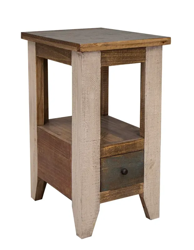 Int'l Furniture Antique Chairside Table