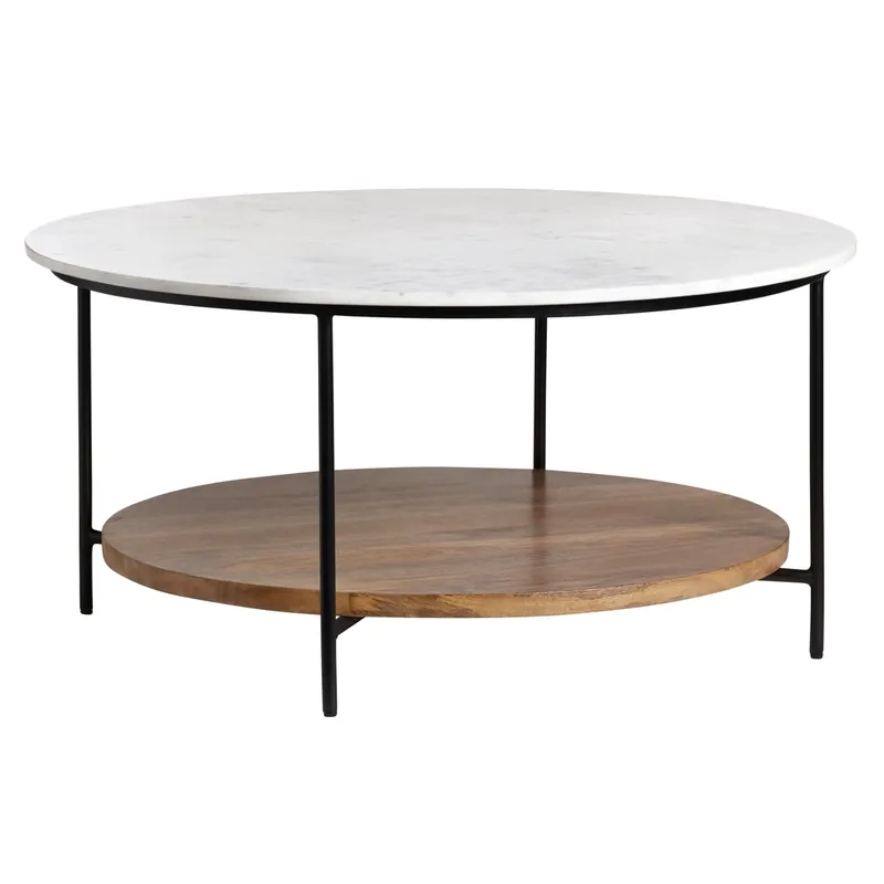 Crestview Collection Brewpub Round Coffee Table