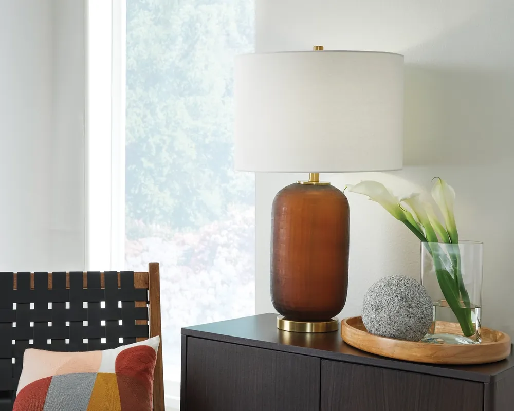 Ashley Farberman Glass Table Lamp