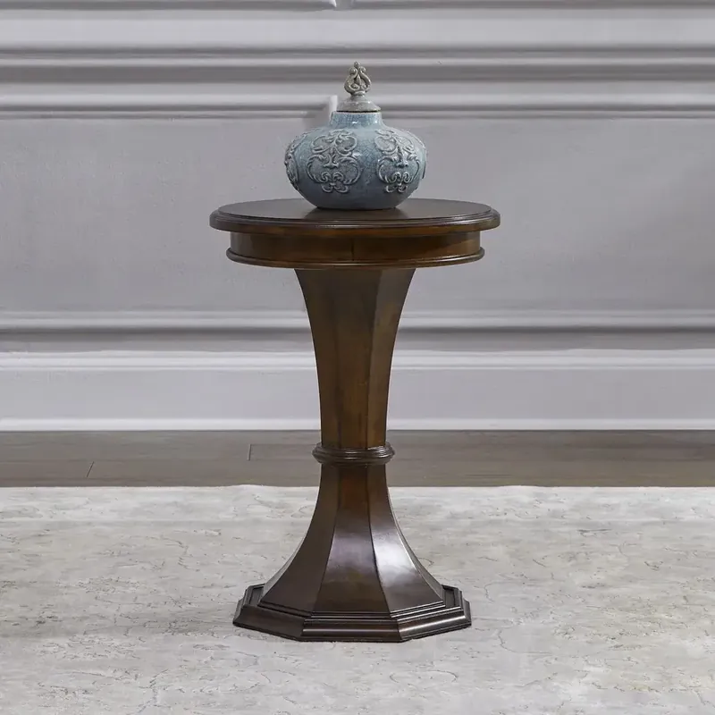Liberty Arden Road Satin Cherry Chairside Table