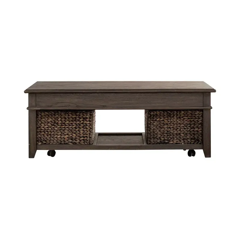 Liberty Mill Creek Peppercorn Lift Top Coffee Table