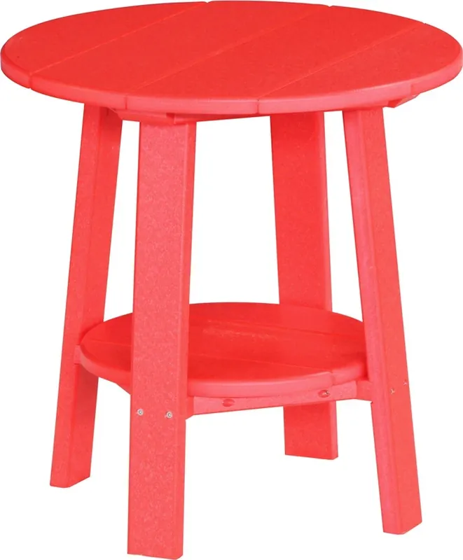 Amish Outdoors Deluxe 22-Inch Red Side Table