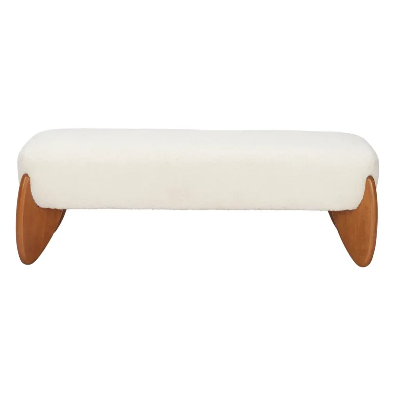 Zuo Modern Charm Collection Bench Ivory