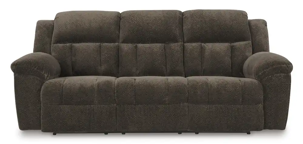 Ashley Frohn Chocolate Reclining Sofa