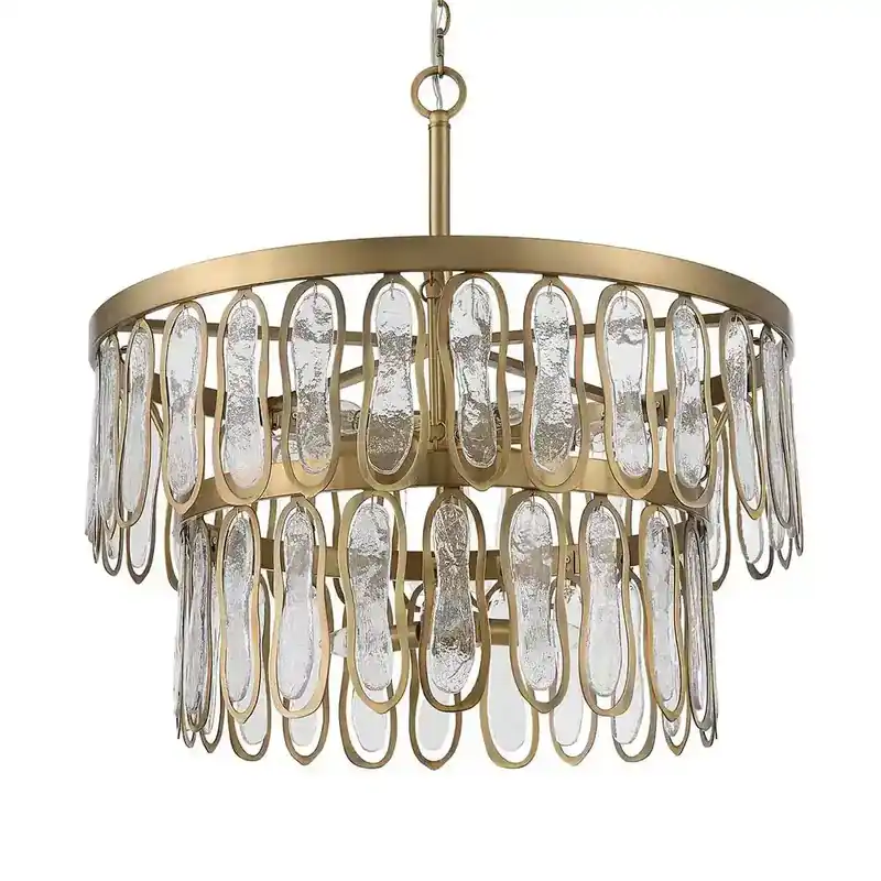 Uttermost Aurelie Antique Brass 9-Light Pendant