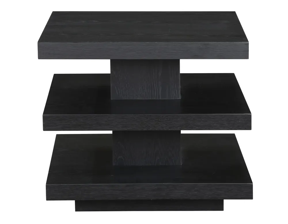 Steve Silver Canyon Black Square End Table