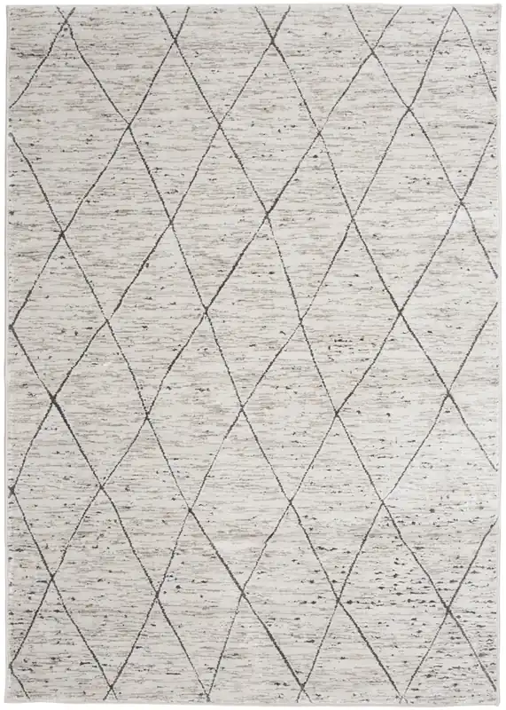 Central Oriental Acton Rug in Beige - 5 x 7.6