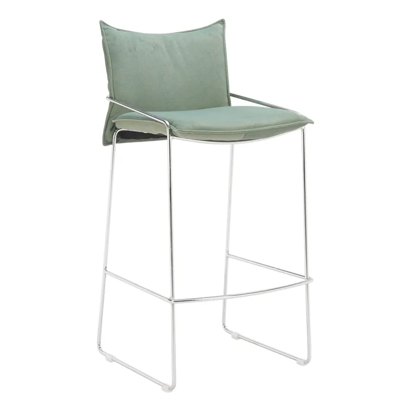 Zuo Modern Pola Collection Barstool in Green