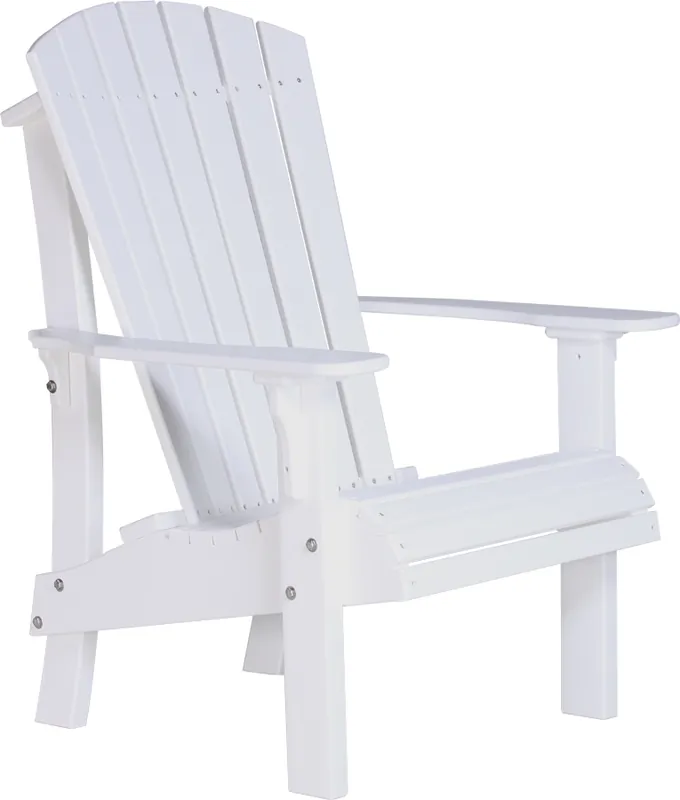Amish Outdoors Royal White Tall Adirondack Chair