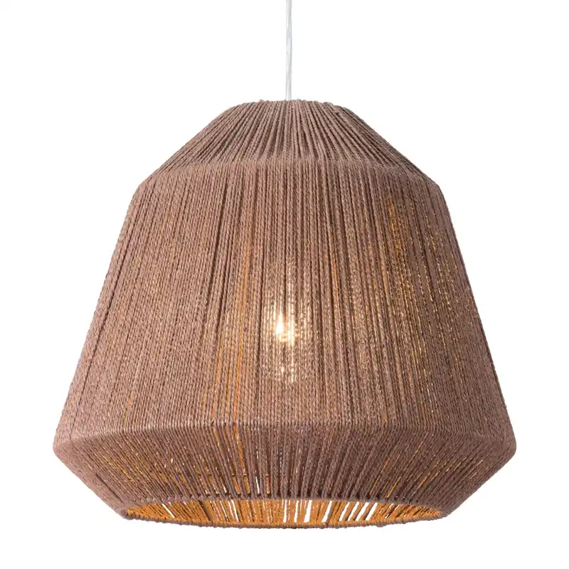 Zuo Modern Impala Lighting Collection Ceiling Lamp Brown