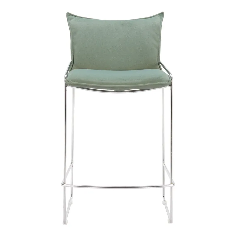 Zuo Modern Pola Collection Counter Stool Green