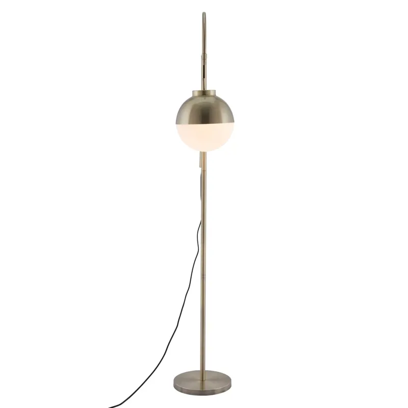 Zuo Modern Waterloo Lighting Collection Floor Lamp White/Bronze