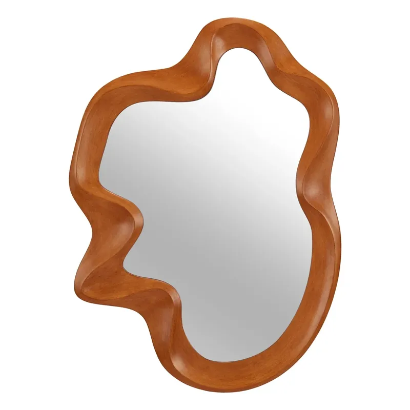 Zuo Modern Foz Mirror Collection Wall Decor Brown