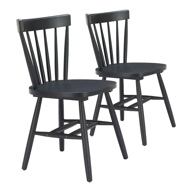 Zuo Modern Tyce Collection Dining Chairs Black - Set of 2