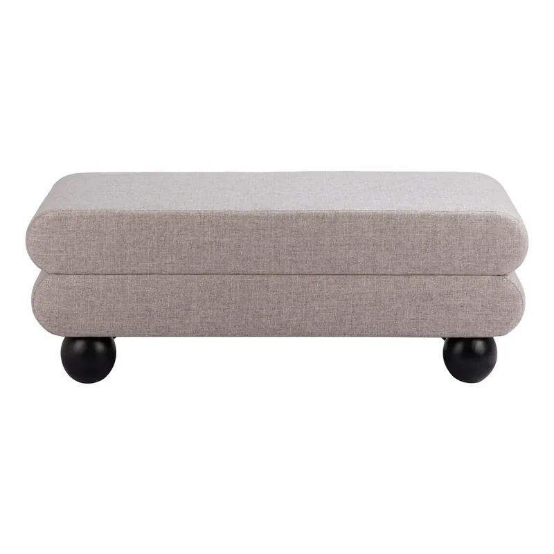 Zuo Modern Davao Collection Bench Gray