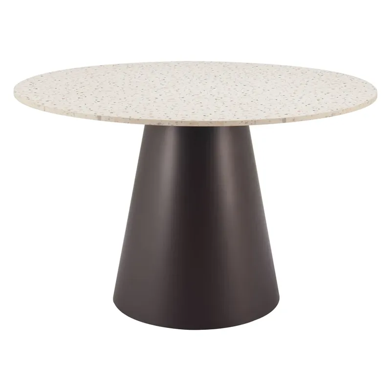 Zuo Modern Jorf Collection Dining Table Beige/Bronze