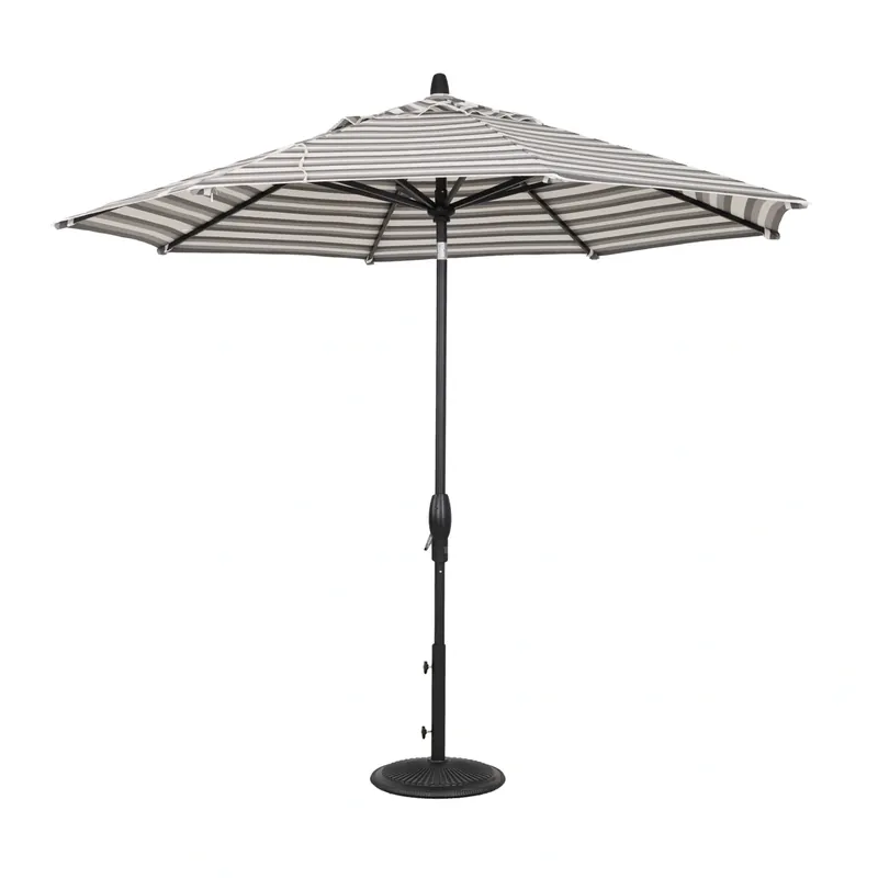 Treasure Garden 9-Foot Richmond Stripe Auto-Tilt Octagonal Umbrella