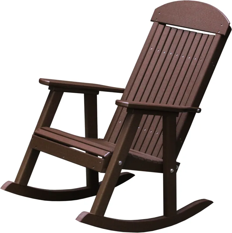 Amish Outdoors Chestnut Porch Rocker