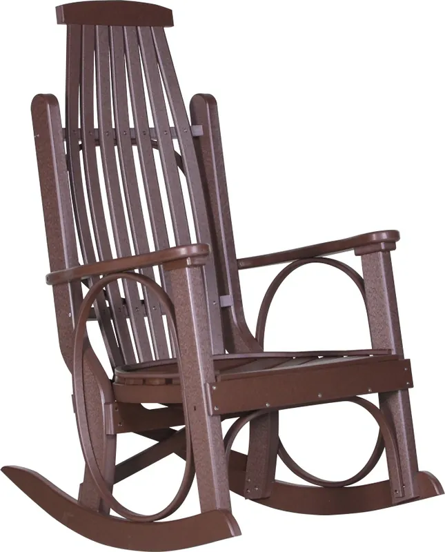 Amish Outdoors Chestnut Grandpa Rocker
