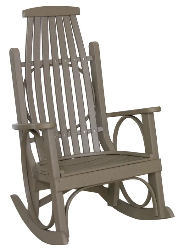 Amish Outdoors Weatherwood Grandpa Rocker