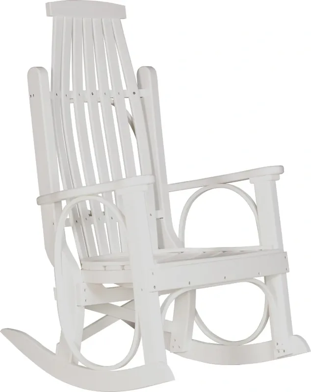 Amish Outdoors White Grandpa Rocker