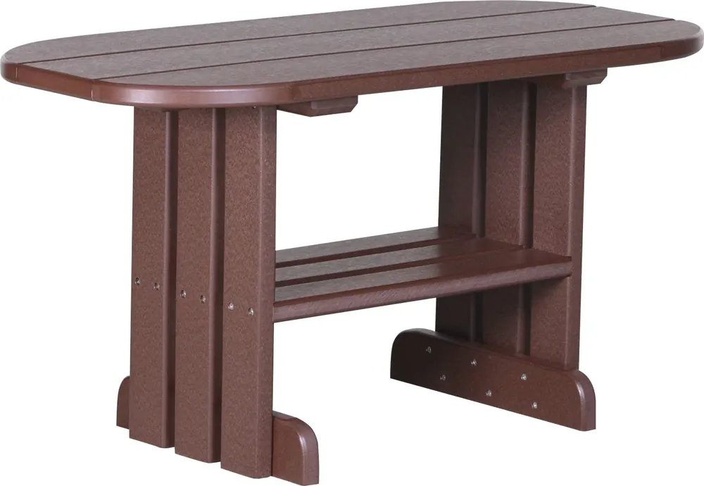 Amish Outdoors Deluxe Chestnut Adirondack Coffee Table