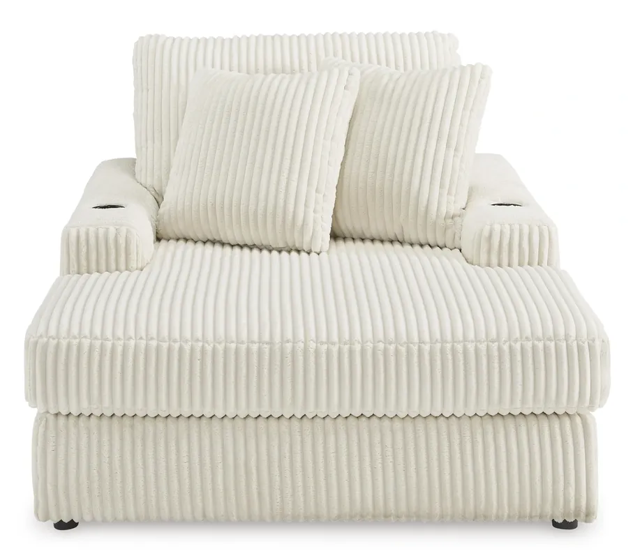 Ashley Lindyn Ivory Oversized Chaise Lounge