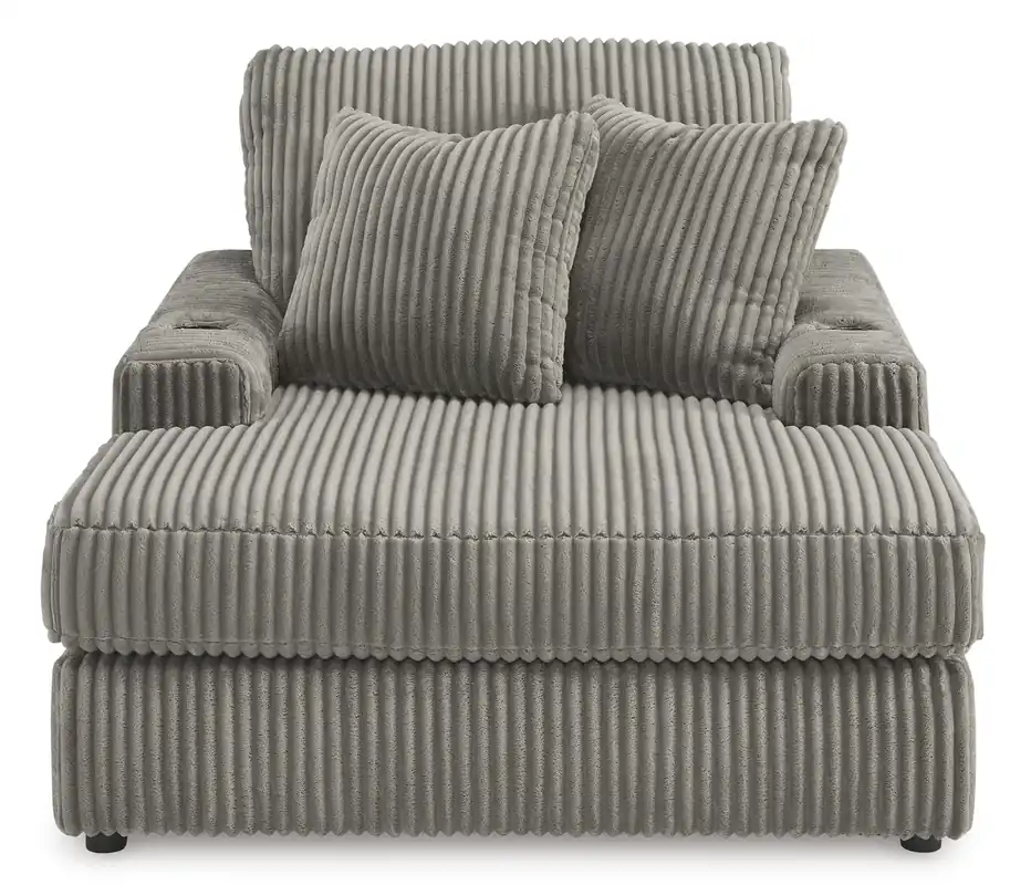 Ashley Lindyn Fog Oversized Chaise Lounge