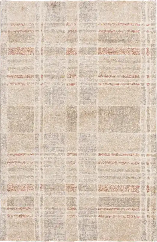 Central Oriental Searcy Rug in Tan - 6.7 x 9