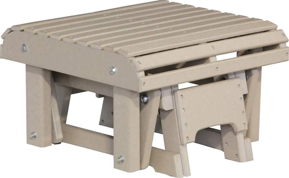 Amish Outdoors Classic Weatherwood Adirondack Chair Gliding Footrest