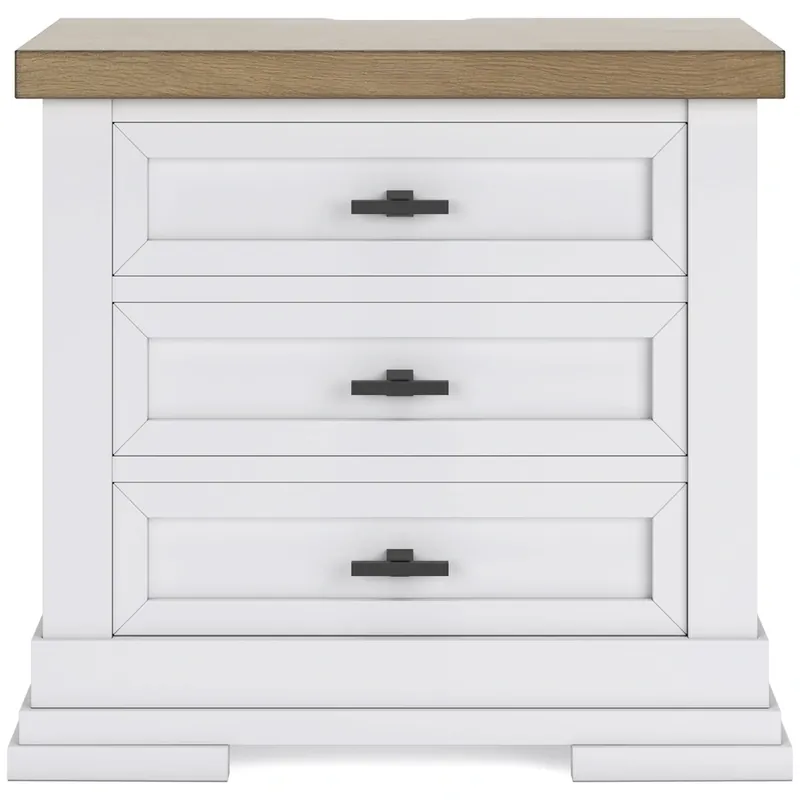 Ashley Ashbryn 3-Drawer Nightstand