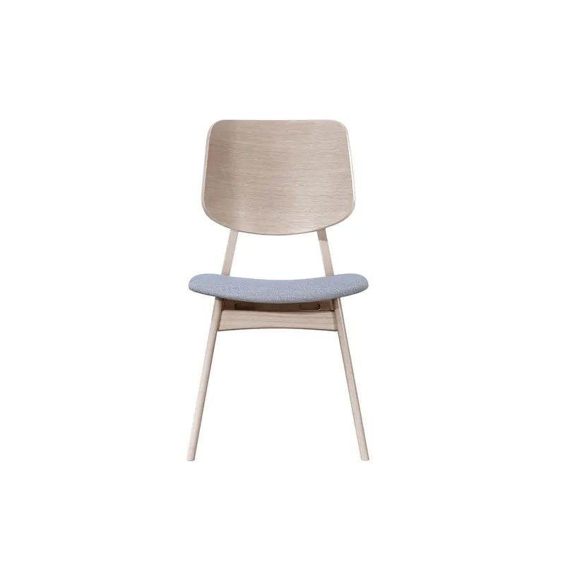 New Classic Oscar White Ash/Dark Gray Dining Chair