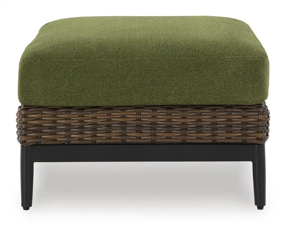 Ashley Horizon Hall Green Outdoor Ottoman