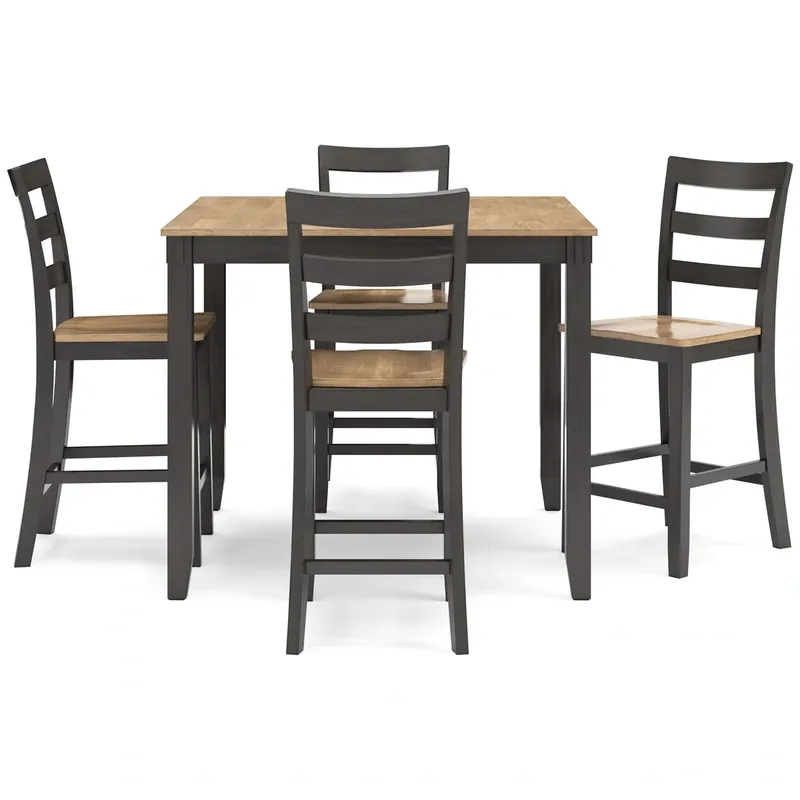 Ashley Gesthaven Natural/Brown 5-Piece Counter Set