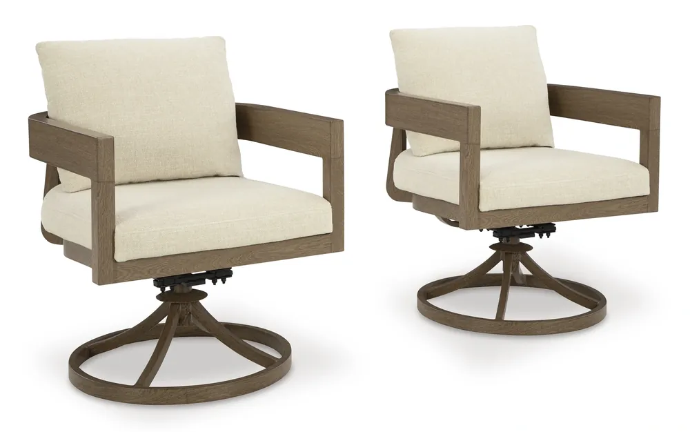 Ashley Serene Bay Outdoor Swivel Dining Chair - Set of 2