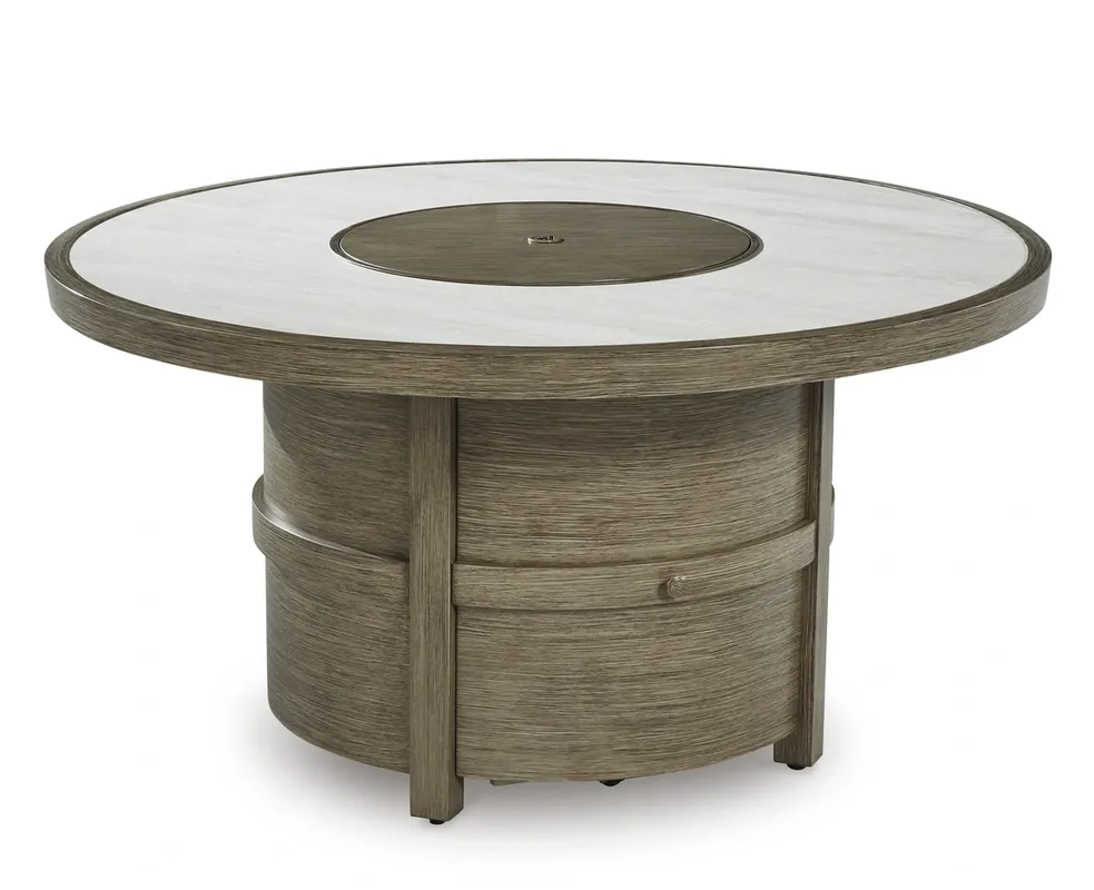 Ashley Rainier Ranch Round Fire Pit Table