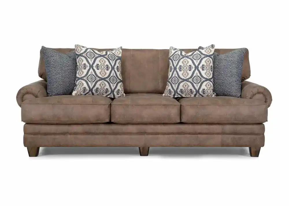Franklin Sicily Brown Sofa