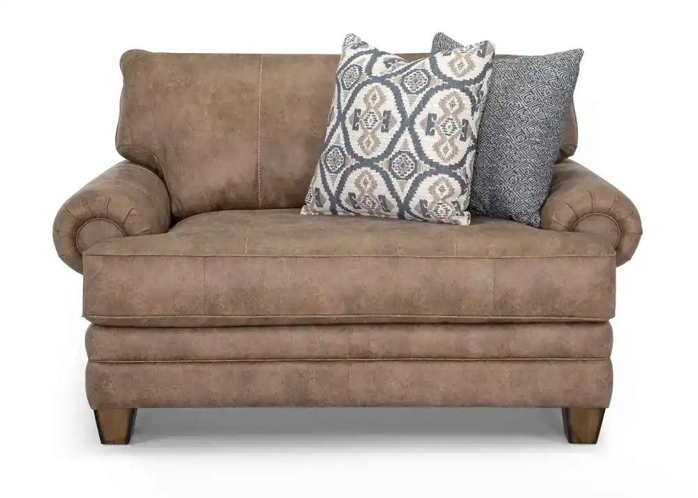Franklin Sicily Brown Chair and a Half