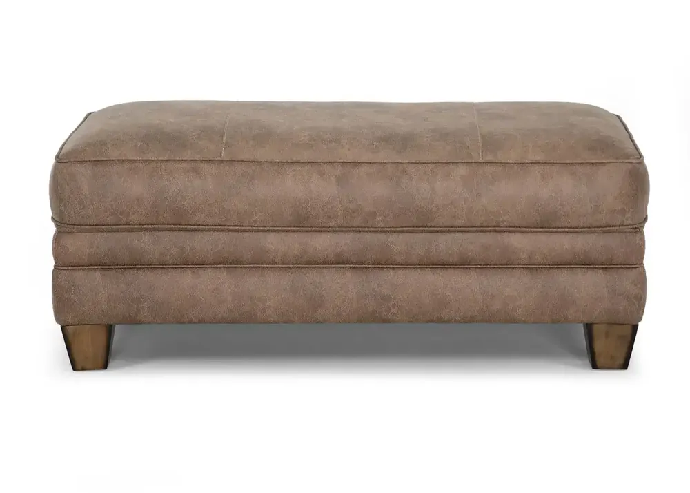 Franklin Sicily Brown Ottoman