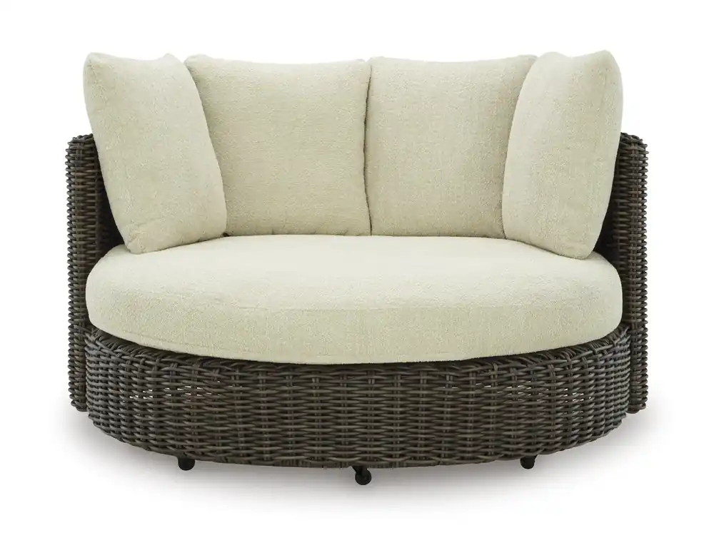 Ashley Kimora Round Outdoor Swivel Chair