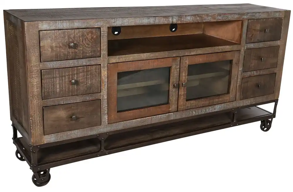 Int'l Furniture Urban Gold 76" TV Stand