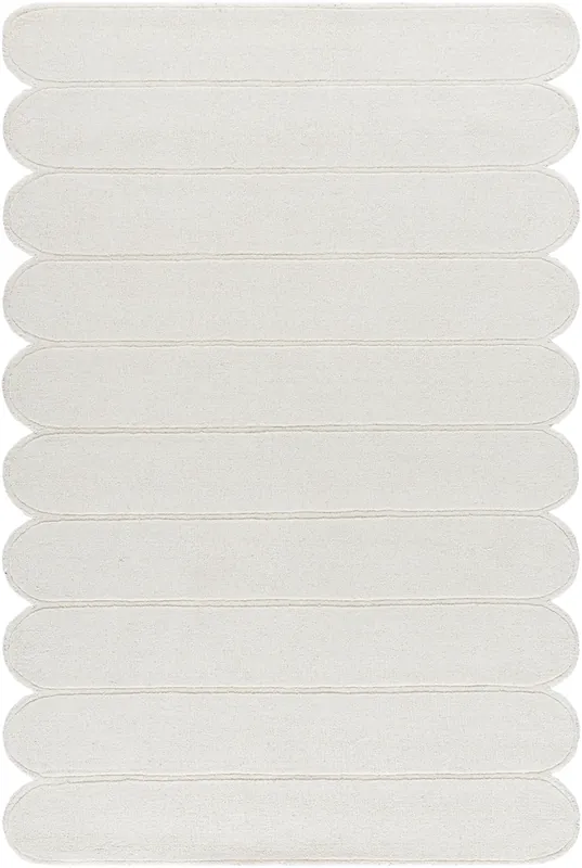 Surya Carpets Mystique Rug in White - 8 x 10